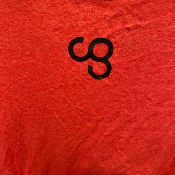 CG Bold Camp Gladiator Red Graphic Tee T Shirt SS L - Picture 5 of 7